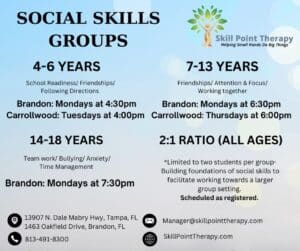 Social Skills Group Info 2024