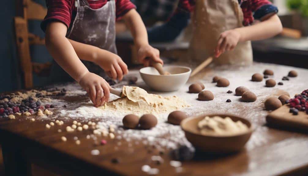 sensory exploration through baking