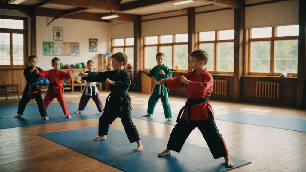 training in martial arts