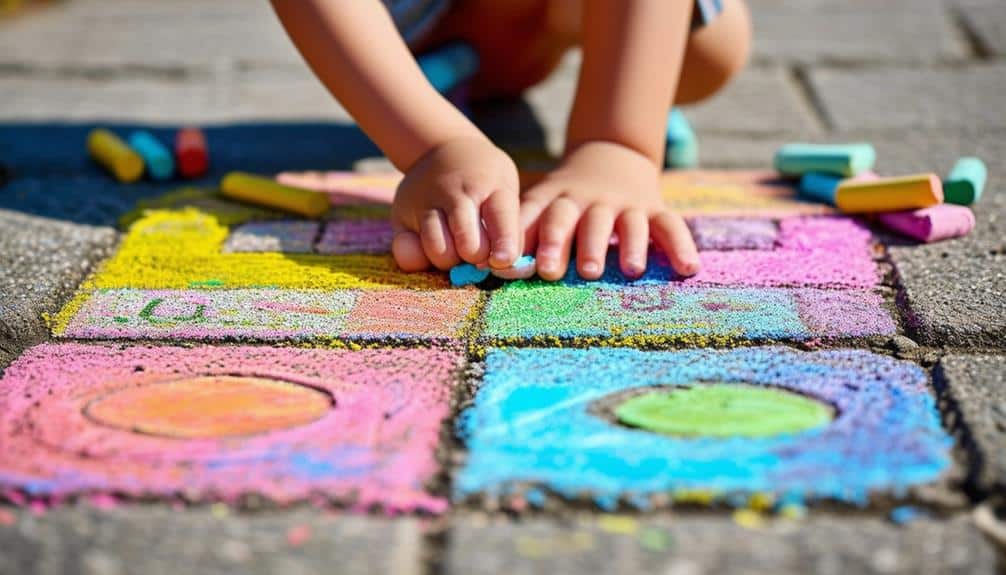 creative fun with chalk