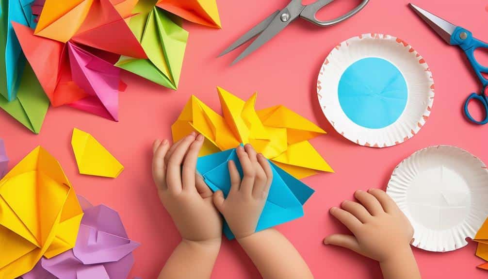 engaging paper crafts workout