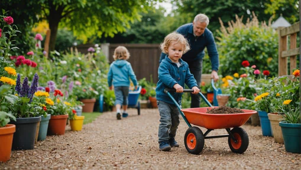 improving fitness with wheelbarrow