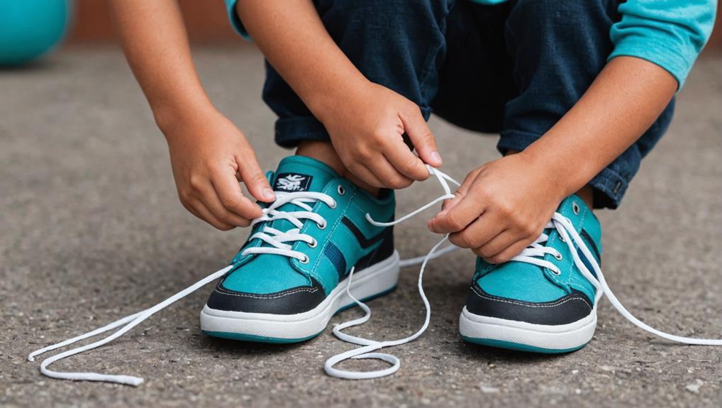 tackling shoe tying difficulties