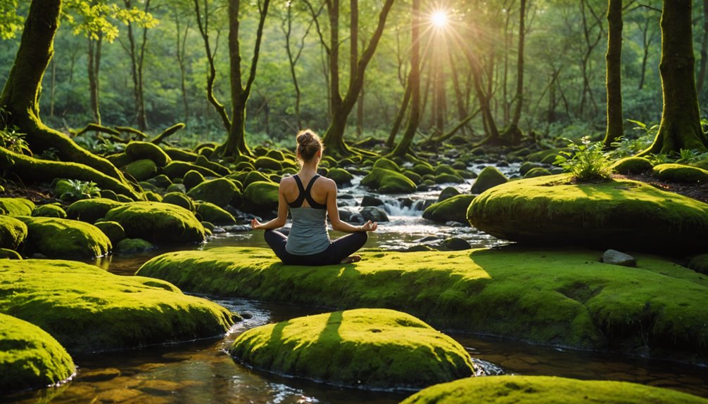 mindful grounding techniques practiced